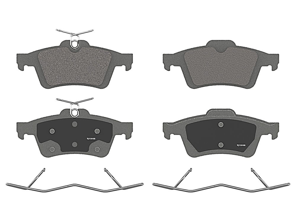 Rear Brake Pads - ThermoQuiet for the Ford Escape