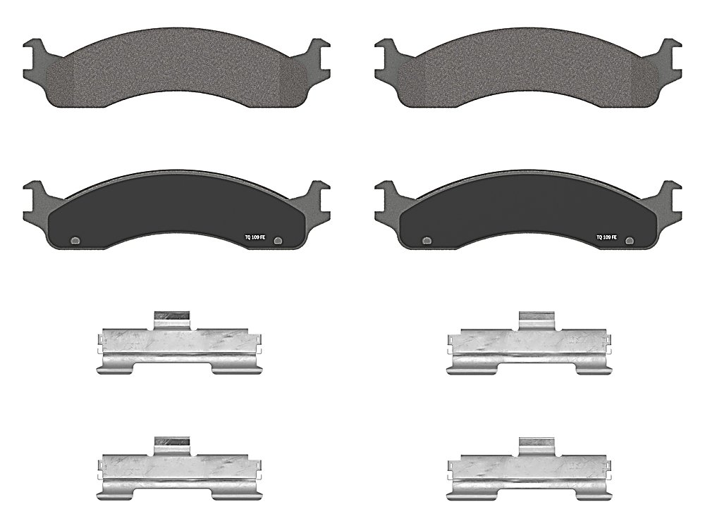 Front Brake Pads - Ceramic - ThermoQuiet for the Ford E250