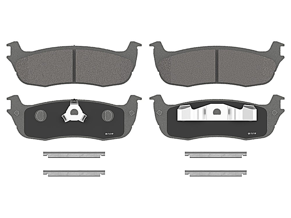 Rear Brake Pads - Ceramic - ThermoQuiet for the Ford Lightning 2WD