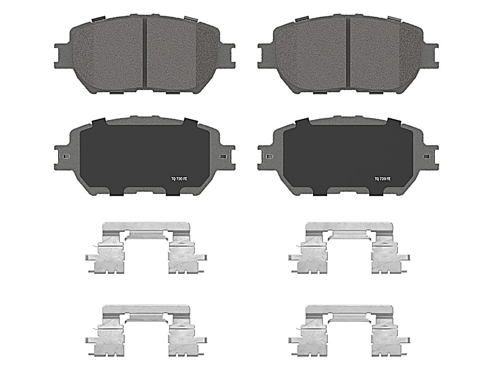 Front Brake Pads - Ceramic - ThermoQuiet for the Lexus Gs300