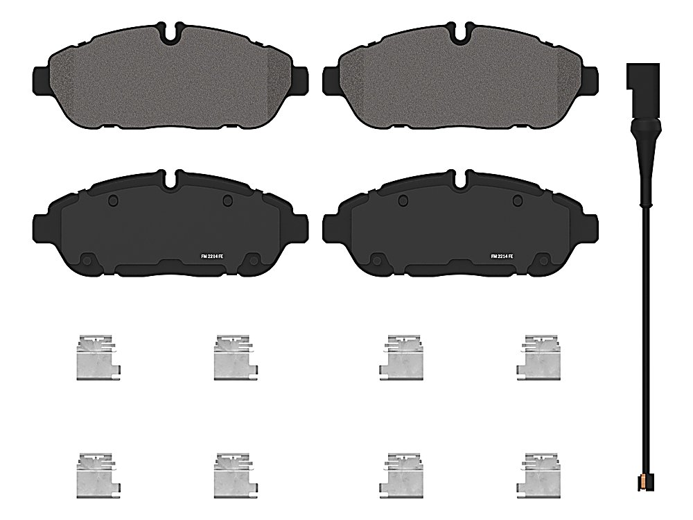 Front Brake Pads - 6-Lug - Severe Duty