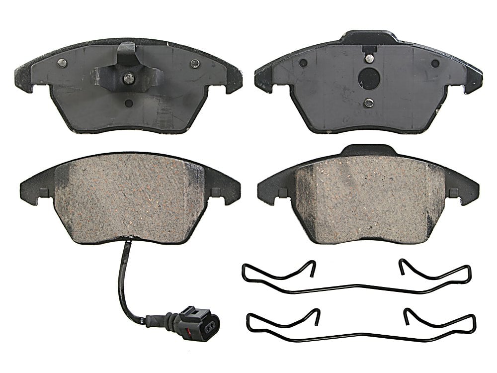Front Brake Pads - Ceramic - w/ Wear Sensor - QuickStop for the Volkswagen Rabbit