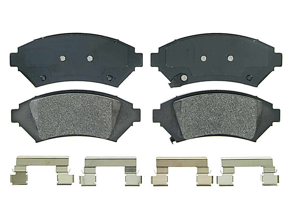 Front Brake Pads - w/ Mech. Sensor - Semi-Metallic - QuickStop